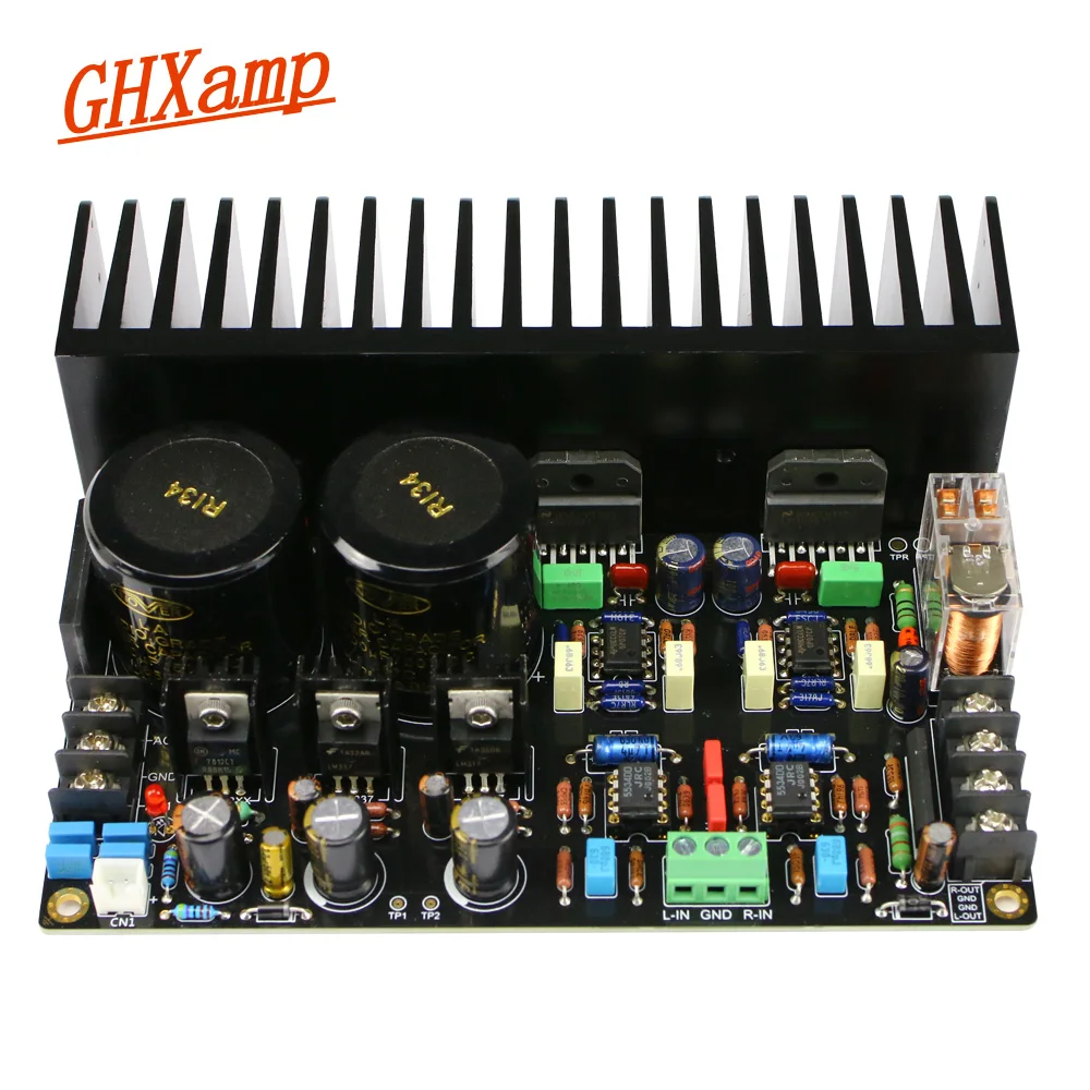 Звуковая плата усилителя GHXAMP LM3886 JRC5534DD Op Amp полный цепь сервопривода постоянного