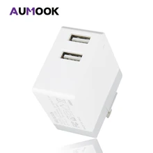 

2 USB Fast Charger Adapter 5V 2.4A Moblie Phone Fast Charging for IPhone 7 8 X Wall Travel USB Charger for Samsung Xiaomi HUAWEI