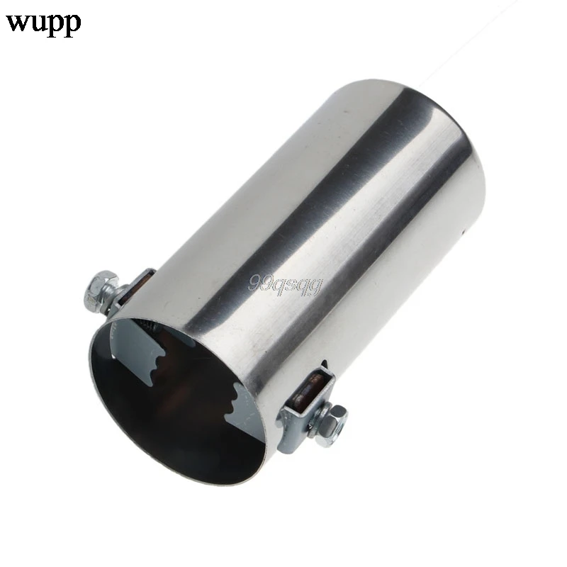 1Pc Universal Stainless Steel font b Car b font Rear Round font b Exhaust b font