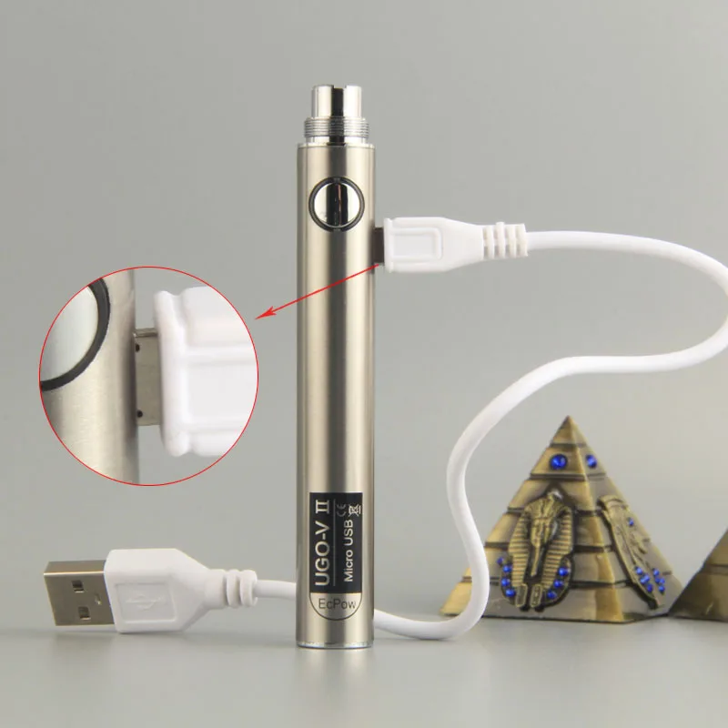 100% Original UGO VII 650 900 mAhEVOD eGo T510 Thread Vape Pen Battery Micro USB Passthrough Vape batteries & e cigs vaporizers 100% Original UGO VII 650 900 mAhEVOD eGo T510 Thread Vape Pen Battery Micro USB Passthrough Vape batteries & e cigs vaporizers