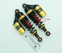 260mm Universal Motos Shock Absorber Primavera 6.5mm para Honda/Yamaha/Suzuki/Kawasaki/Dirt bikes