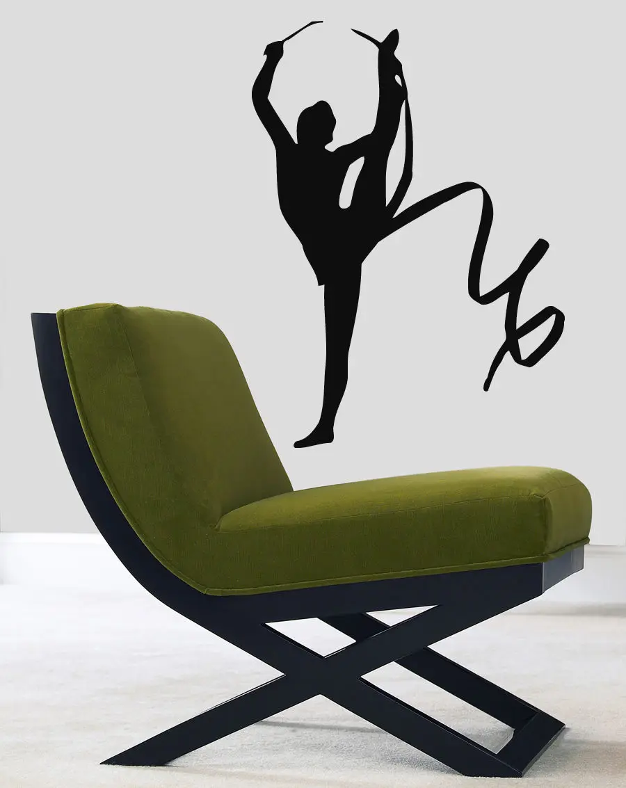 Wall Decals Vinyl Decal Sticker Art Mural Gym Decor Sport Girl Gymnast