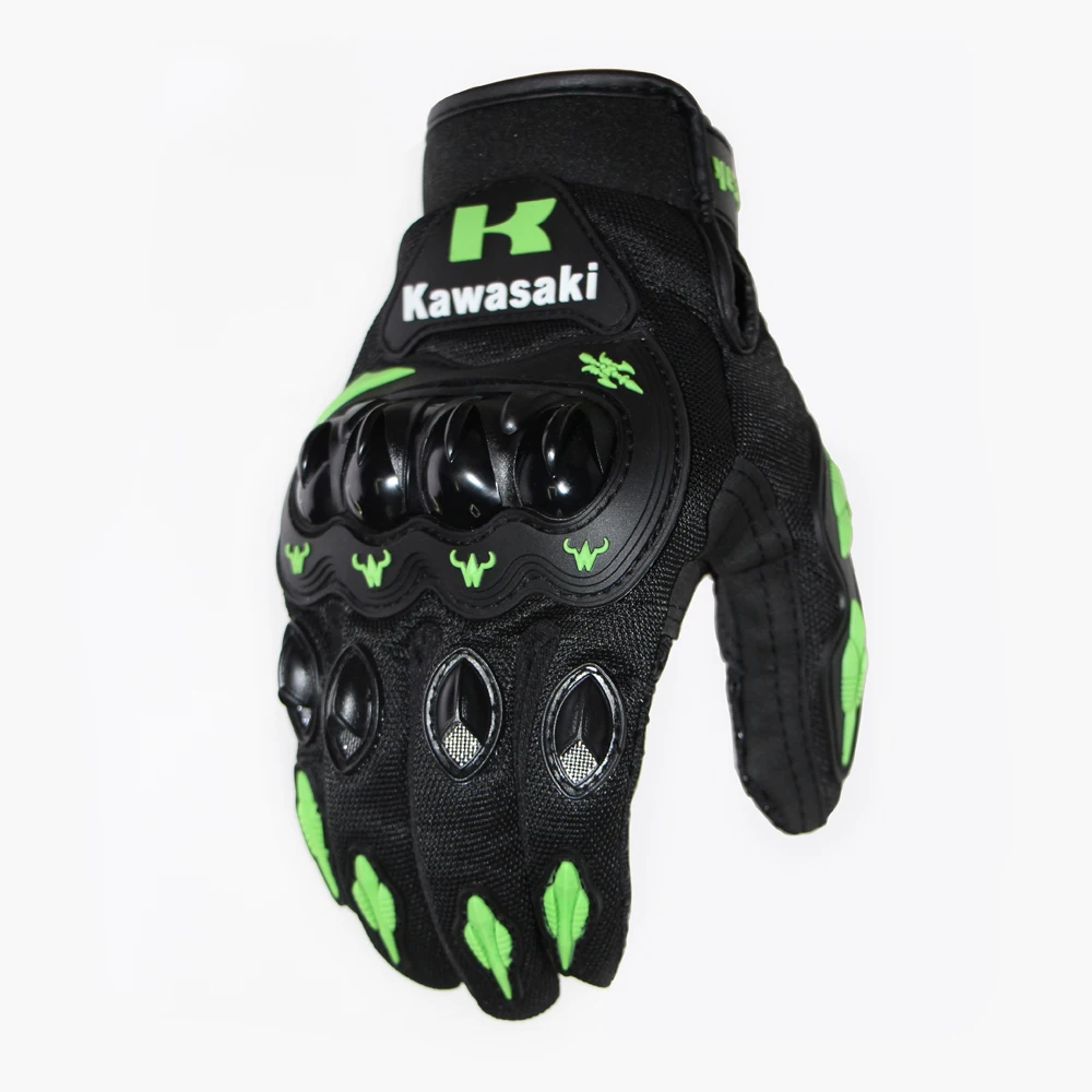 Kawasaki New Arrivals Full Finger Motorcycle Gloves Motocross Luvas