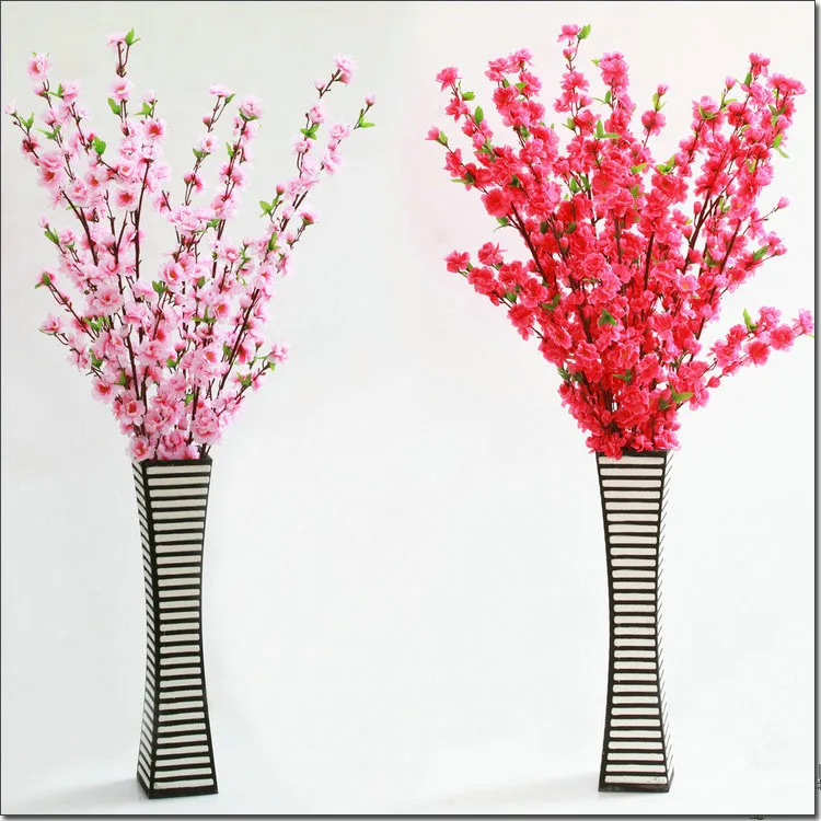 (10 Pcs/Lot)Natural Large Artificial Fabric Cherry Blossom Silk Flowers