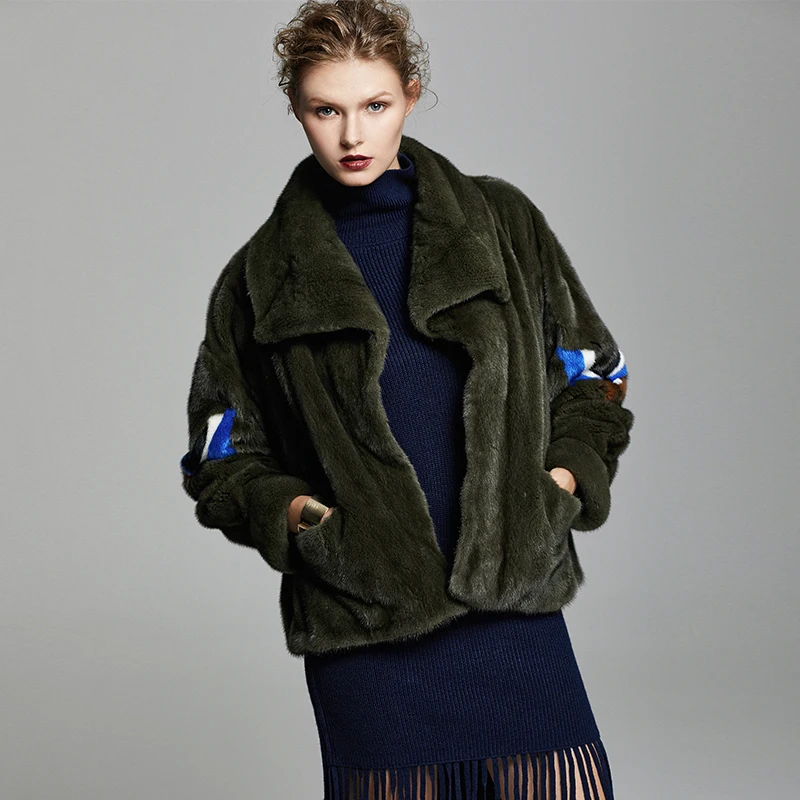 

Genuine mink fur coat women winter high end luxury saga velvet mink marten jacket Russia winter free shipping New Phoenix 1122E