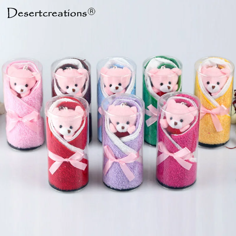 

Special Vogue 1PC Bear Cup Cake Towel Lovely Magic Grateful Design Individual Style