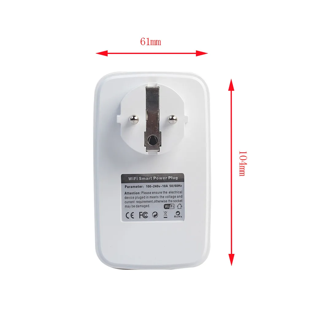 EPULA ЕС AC 90 240 В PS 16 умный таймер розетка переключатель приложение управление Wifi