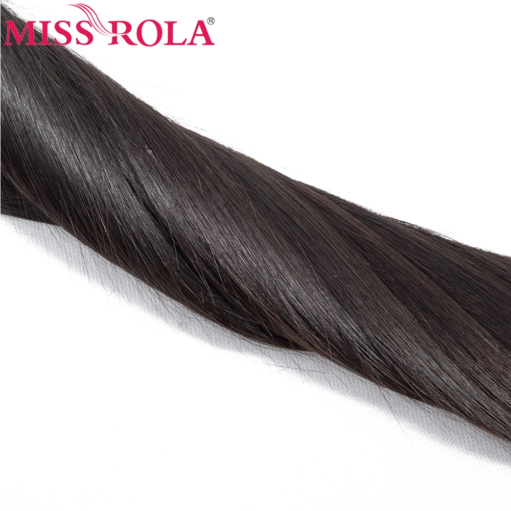 Мисс Рола бразильского пучки волос плетение человеческих волос прямо 8-26 Inch Естественный Цвет 1/2/3/4 пучки волос-Remy