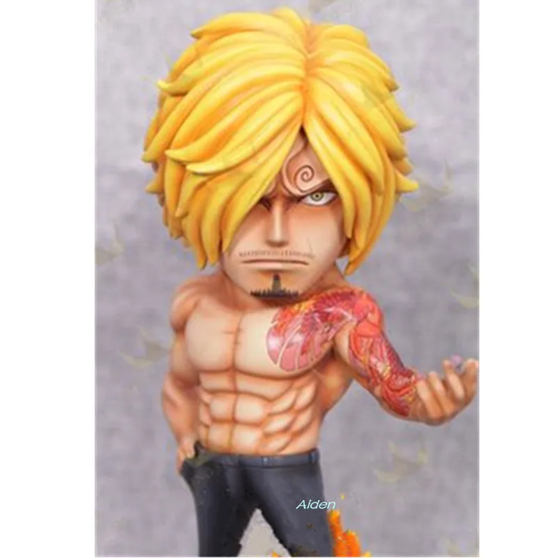 7 "Цельная статуя соломенная шляпа Пираты бюст Vinsmoke Sanji полная длина портрет капитан Луффи анимационная фигурка GK игрушечная коробка Z552