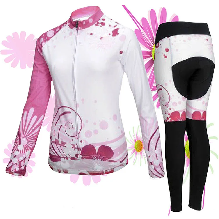 

2016 Spring New Pattern Moisture Absorption Perspire Dry And Loose Speed Long Sleeve Woman Cycling Wear Close Equipment