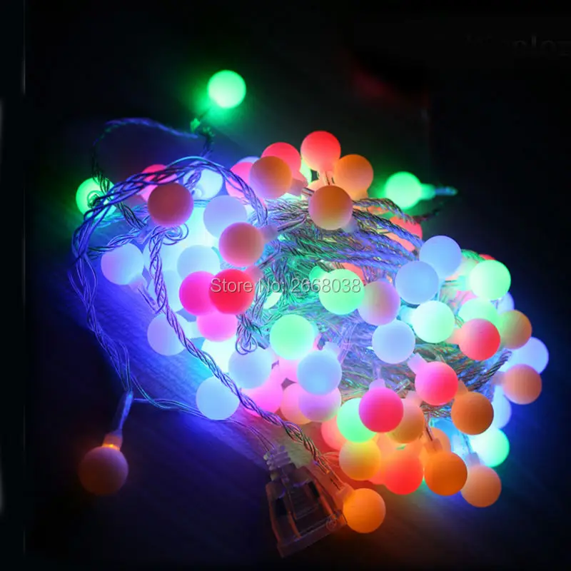 

wfleds 10M 33ft led string bulbs lights AC220V LED lamp LED Christmas String Light Decorative Rope Lights Garden Party Wedding