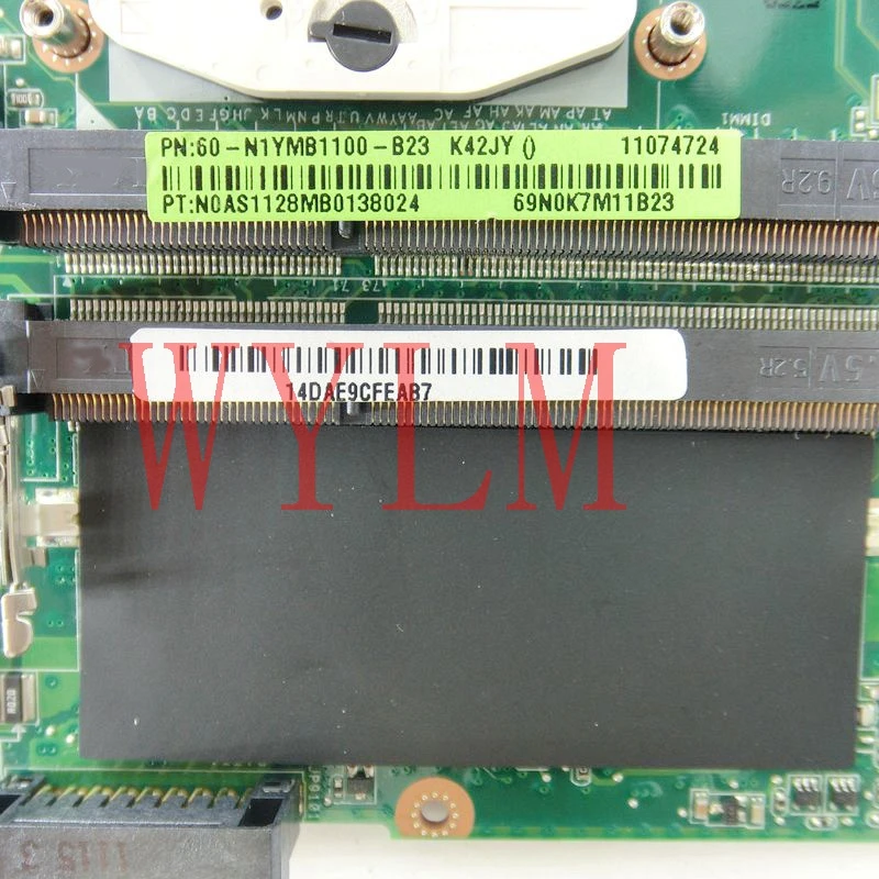 K42JY HD6470M 1G материнская плата REV4.1 для ASUS A42J X42J K42J K42JR Материнская ноутбука 60 N1YMB1100 B23