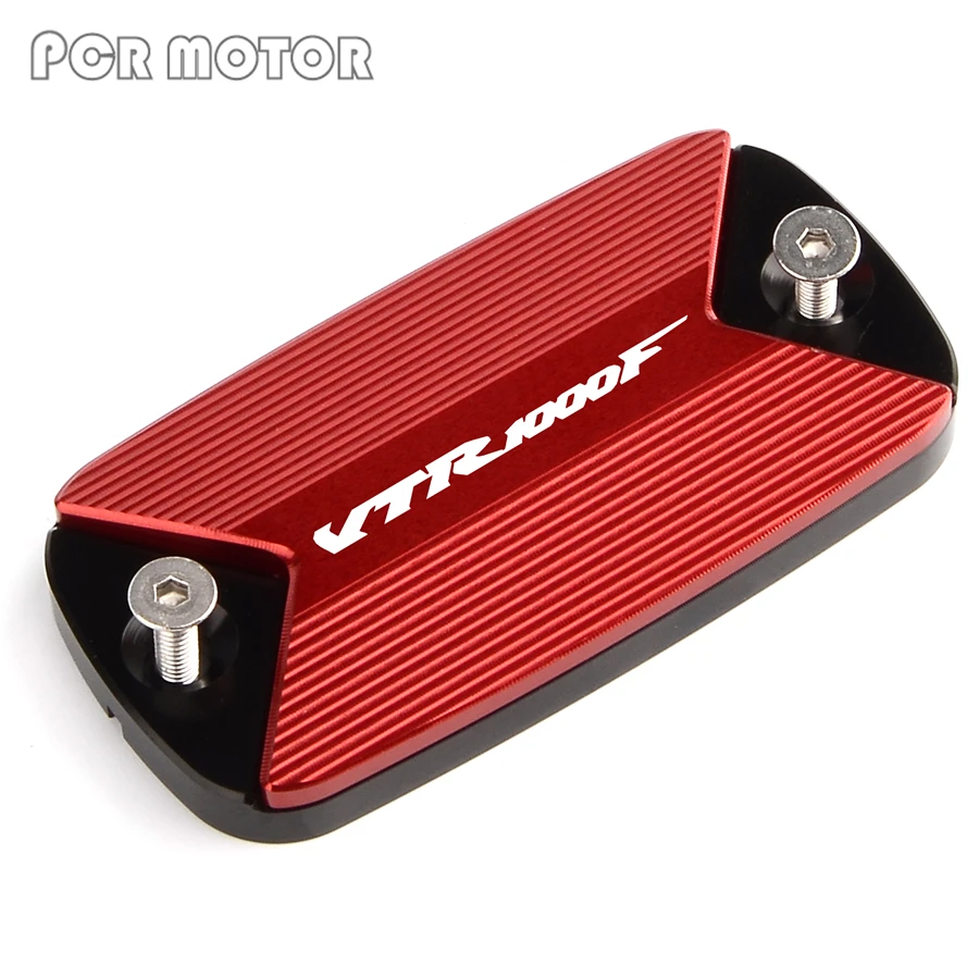 

High Quality logo Front Brake Fluid Reservoir Cap Cover For Honda VTR1000F VTR 1000 1000F 1997-2007 Motorcycle Parts