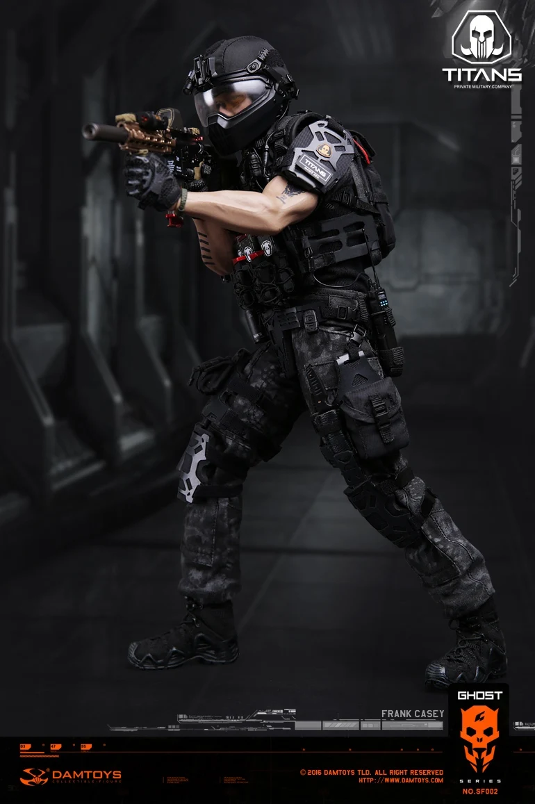 DAMTOYS Ghost Series Titans PMC Frank Casey Sunglasses loose 1//6th scale