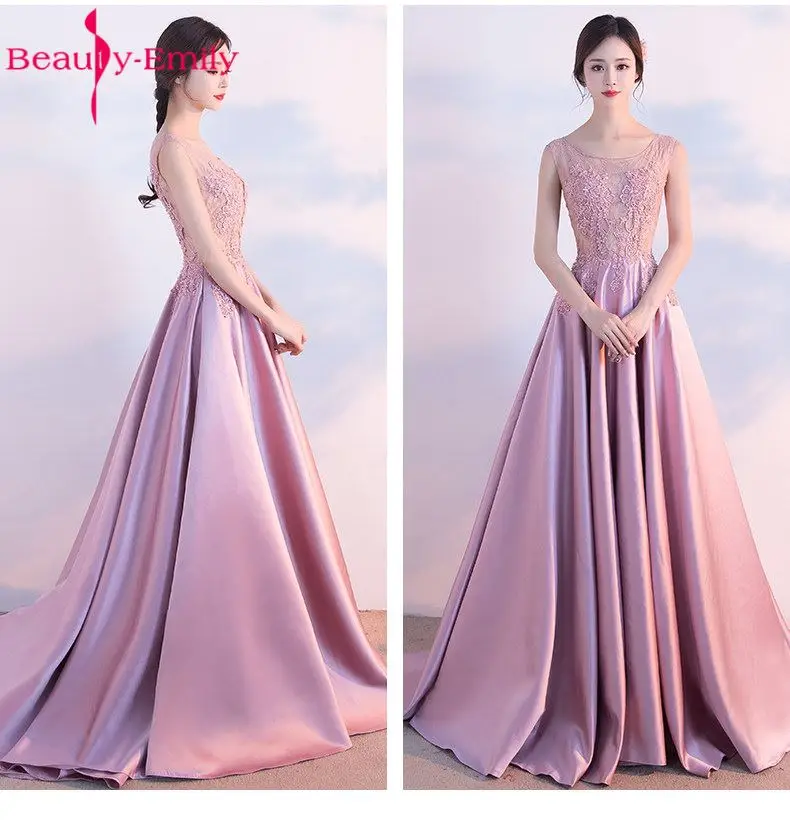 Beauty-Emily V-Neck A Line Long Evening Dresses Party Elegant Vestido De Festa Fast Shipping Prom Gowns reflective dress Beauty-Emily V-Neck A Line Long Evening Dresses Party Elegant Vestido De Festa Fast Shipping Prom Gowns reflective dress