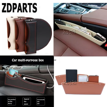 

ZDPARTS 1X Car Seat Crevice Storage Box Organizer Gap Holder For Ford Focus 2 3 Fiesta Mondeo Kuga Kia Rio Ceed Sportage 2017