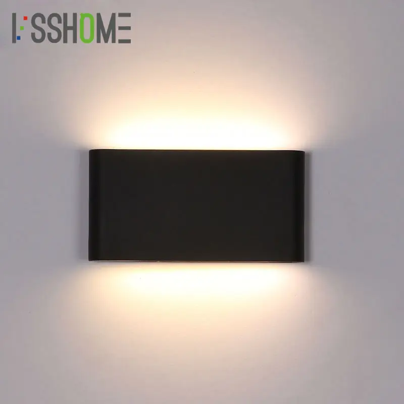 [VSSHOME] 6W 12W LED Wall Lamps Indoor Bedroom Lamp Outdoor Garden Wall Light Waterproof IP65 Living Room Decoration AC90-260V