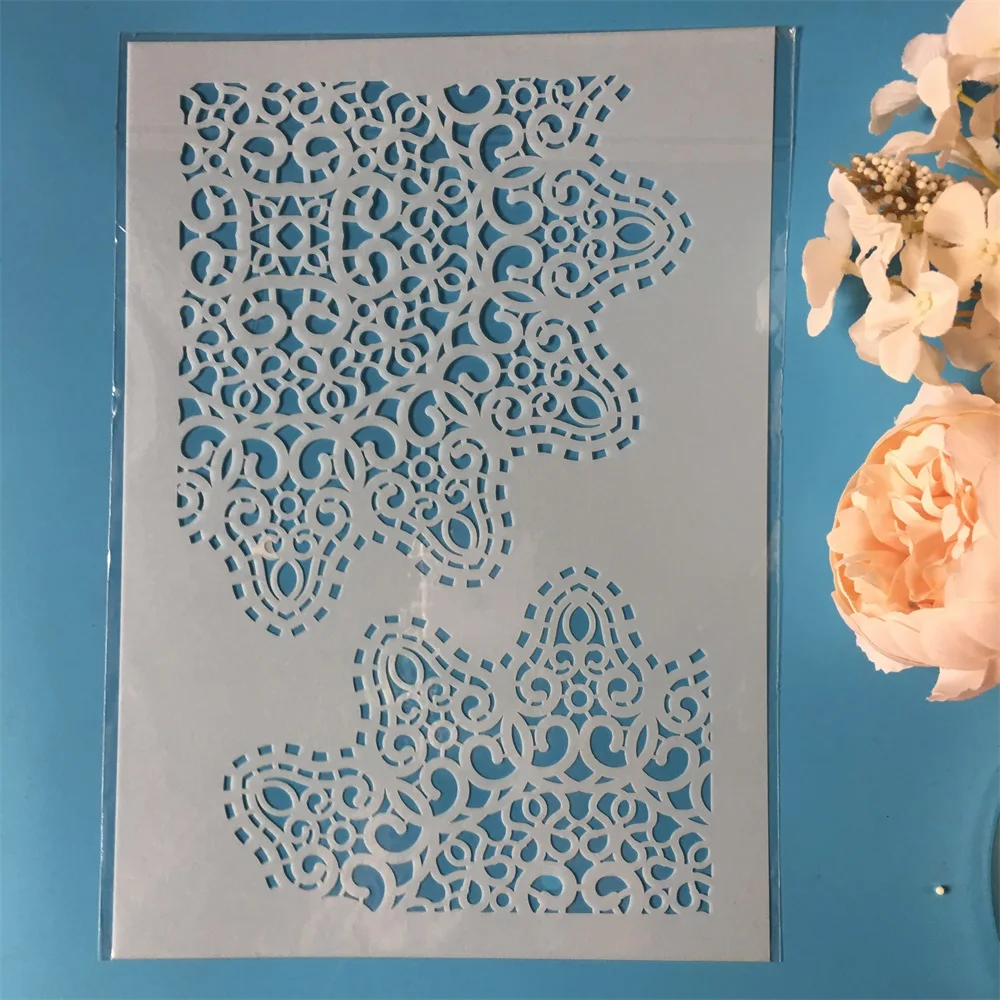 

New Flower Circle A4 DIY Craft Layering Stencils Wall Painting Scrapbooking Stamping Embossing Album Decor Paper Card Template