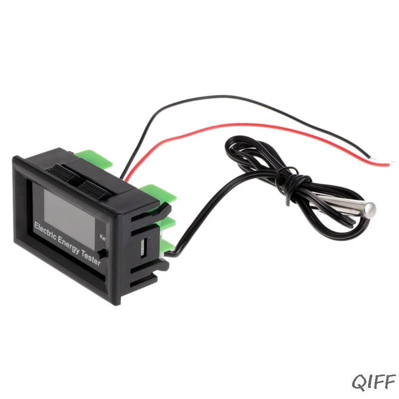 120V 20A цифровой вольтметр постоянного тока измеритель напряжения тока ЖК-тестер зарядного устройства Mar28