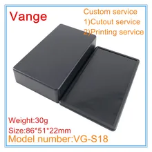 10 шт./лот Пряжка электронный корпус из АБС-пластика пластиковый материал проект коробка чехол 86*51*22 мм для провода разъем