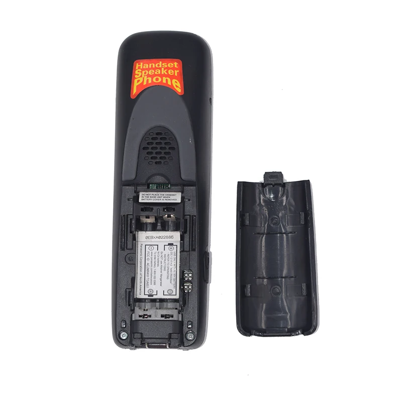 lcd telefone sem fio para escritório em casa preto