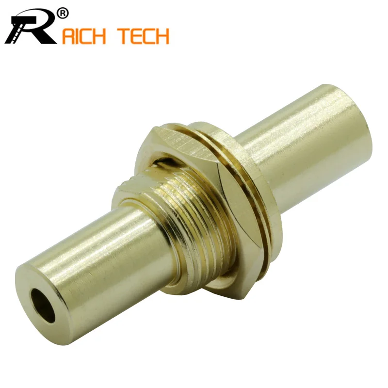

3.5mm Jack female adapter with screw lock earphone jack socket audio adapter gold plated