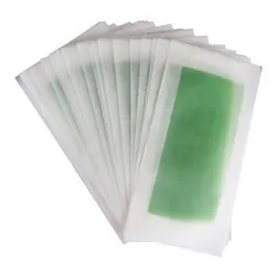 

50pcs Permanent hair removal strips wax paper two-sided armpit hair anti allergy depilatory paste strips for hair removal JZ113
