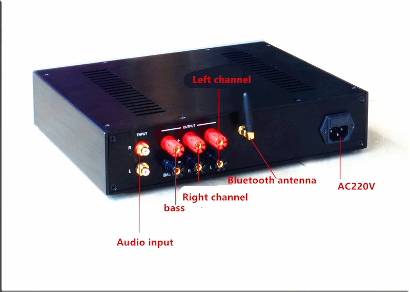 B3 250 Вт Bluetooth 4,2 LM3886 2,1 канальный стерео аудио усилитель сабвуфер 120 Вт левый и правый каналы 68 Вт+ 68 Вт HiFi усилитель