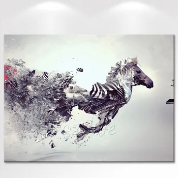 

Canvas Print Animal hourse Oil Painting Wall Art Picture Printed on Canvas wall pictures for living room decorative pictures art