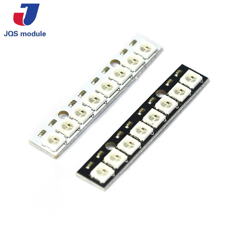 

1pcs Stick 8 channel WS2812 5050 RGB LED lights built-in full color-driven development board