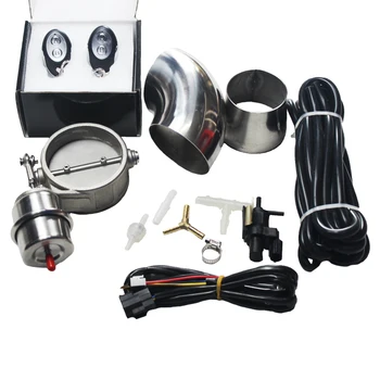 

Universal Electric Stainless Exhaust Cutout With Remote Control With Be Cut Pipe Exhaust Cut Out Kit Car Complete Installations