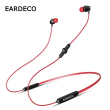 Беспроводные наушники EARDECO с тяжелыми басами, спортивные наушники с Bluetooth, наушники для телефона, беспроводные наушники, гарнитура с микрофоном, музыка