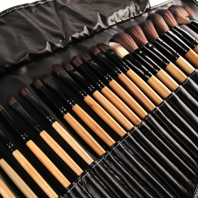 

32pcs Professional Makeup Brushes Tool Powder Foundation Eyeshadow Make Up Brushes with Bag Soft Synthetic Hair Brush Case