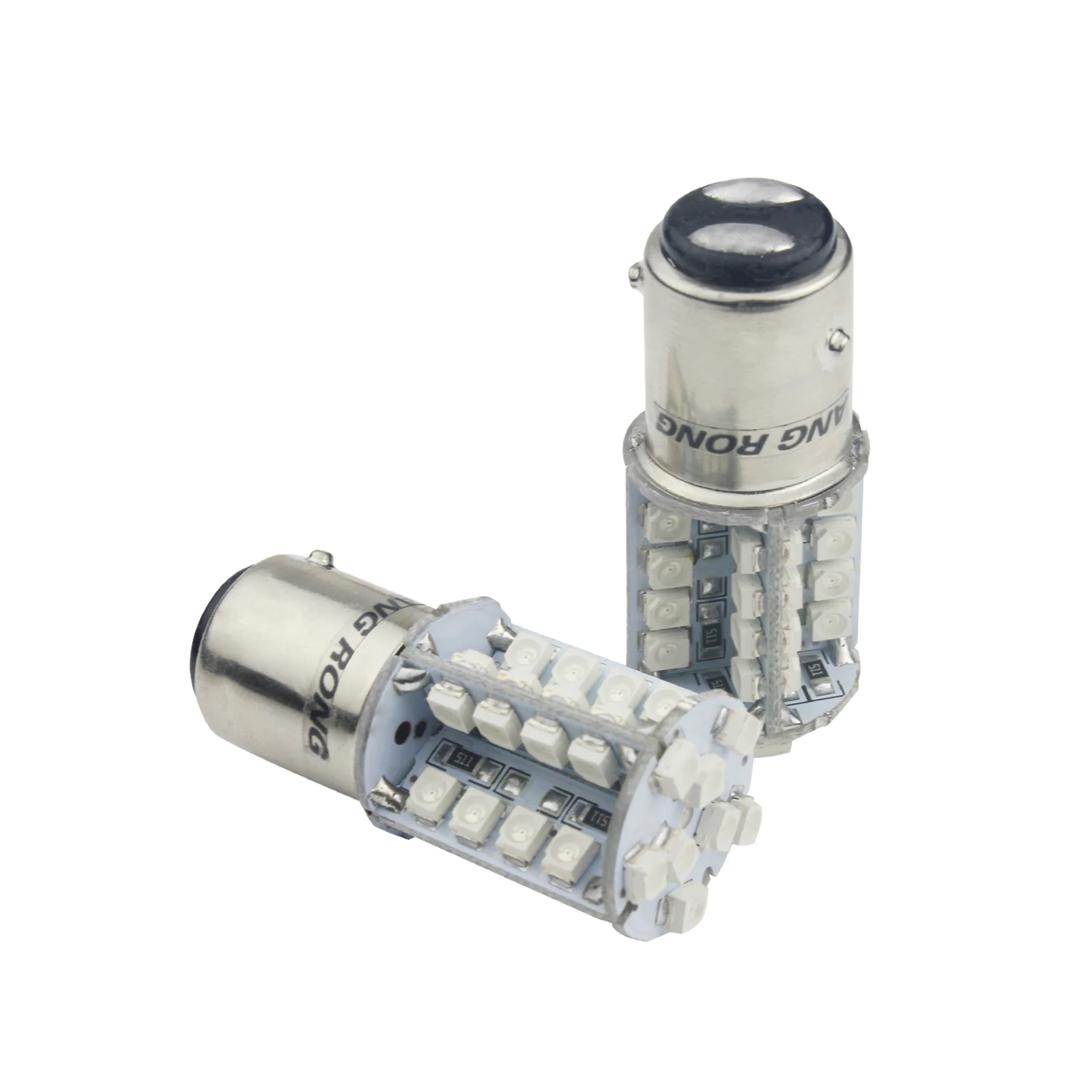 ANGRONG 2 шт. BAW15d 567 PR21/5W светодиодный 40 SMD Стоп сигнал задний противотуманный красный