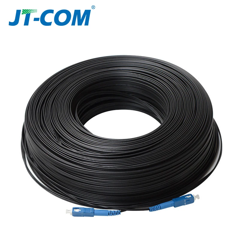 

SC to SC single core cable FTTH optical fiber Indoor/Outdoor with self-supporting network cable 20m/30m/40m/50m/80m/100m