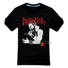 Модные брендовые мужские и женские рубашки в стиле панк с 3D Devil heavy Dark Metal в стиле панк для фитнеса, хлопок, Camiseta Ropa на заказ