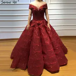 Новое роскошное модное свадебное платье принцессы без рукавов для невесты, 2019 блестящее свадебное платье высокого класса, 66694
