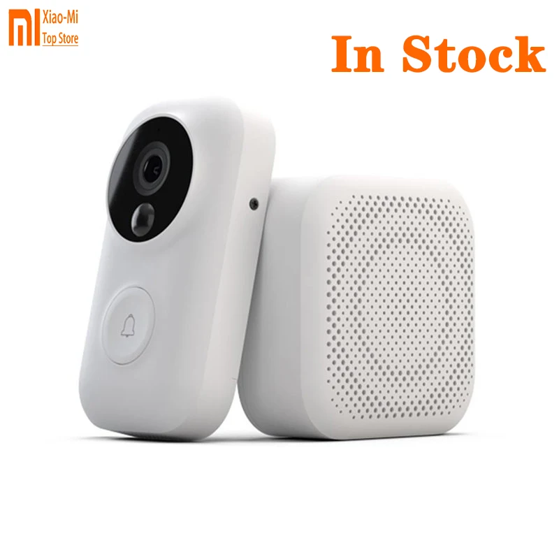 

Xiaomi Zero AI Face Identification 720P IR Night Vision Video Doorbell Set Motion Detection SMS Push Intercom Free Cloud Storage