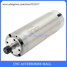 Фирменный дизельный двигатель с водяным охлаждением двигателя шпинделя 800 Вт: 65x195 мм ER11 400 Гц с квт. шпиндель с 4 подшипниками, на