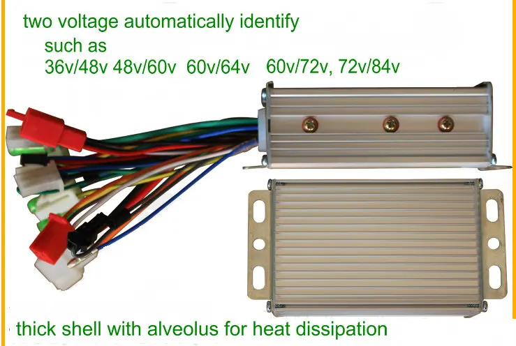 24v36v48v60V64V250w350w BLDC контроллер 6mosfet EBS тормоз для электрического велосипеда скутер MTB трехколесный велосипед ATV датчик или Бессенсорный двигатель