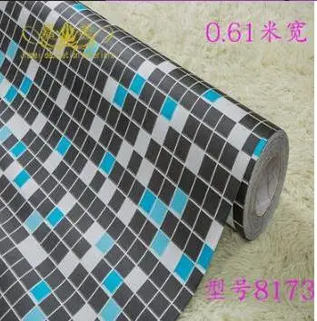 

Mosaic adhesive wallpaper Kitchen bathroom toilet Waterproof make-up membrane thickening wallpaper stickers690-F
