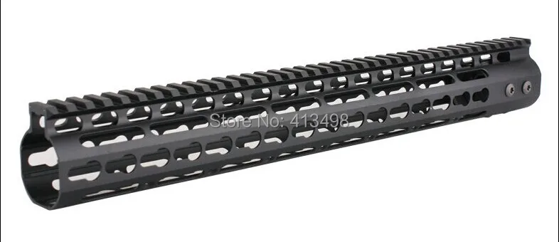 

NEW Float NSR 15 Inch Handguard One-piece Top Rail System KeyMod High Quality Lightest FDE For AR-15 M4 M16 - Free shipping