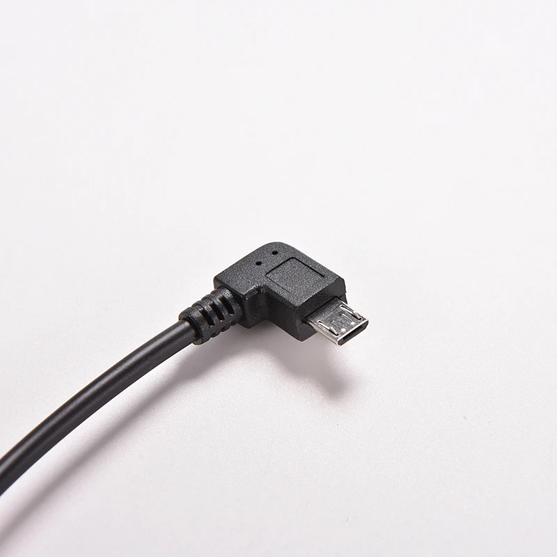 USB 2 0 OTG штекер левый угол 90 градусов 27 см Прямоугольный Micro 5 Pin кабель адаптер