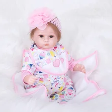 45 cm Bonecas Reborn Bebês de Silicone Bonecas Reais Bonecas Reborn Bebes SB4520 Brinquedos para As Crianças Presentes Brinquedos Boneca das Crianças-renascido