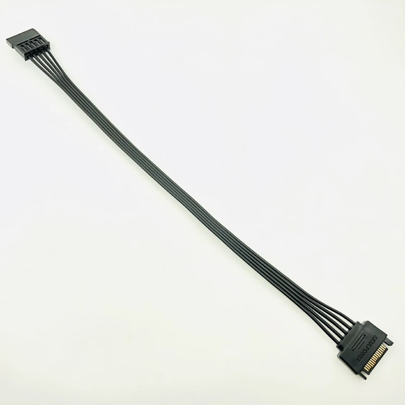 Cavo Alimentazione SATA 15 Pin Y Splitter: 1 Maschio A 4 Femmina - Prolunga Per PC