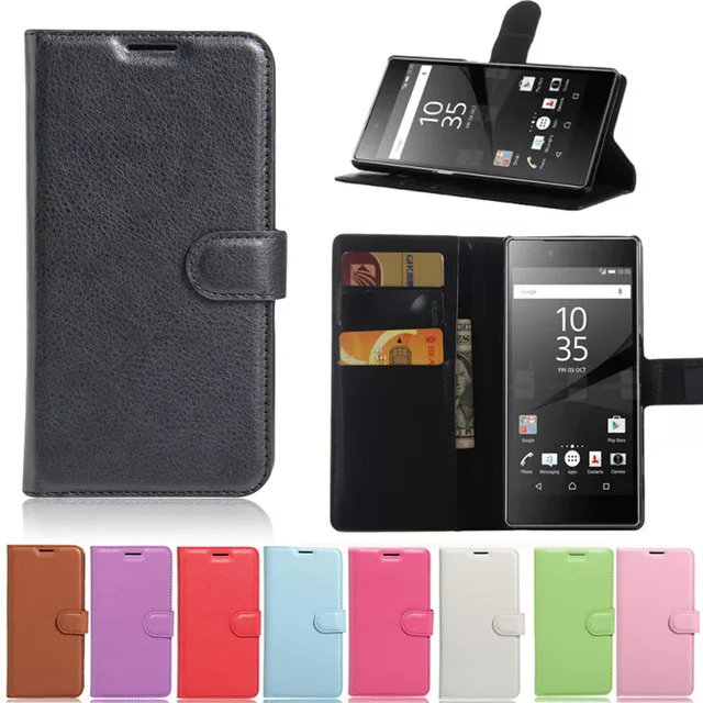 Высокое Качество Роскошный Кожаный Книга Чехол Для Sony Xperia M2 Aqua D2403 D2406 S50h D2302 D2303 D2305