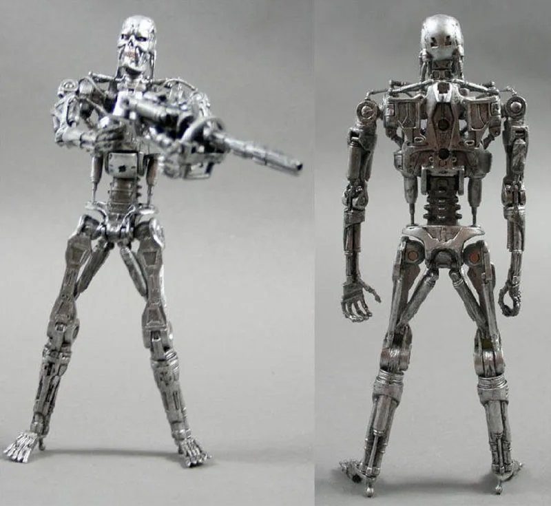 

Terminator 2 Judgment Day T-800 Endo skeleton PVC Action Figure Robot Toys 7" 18CM