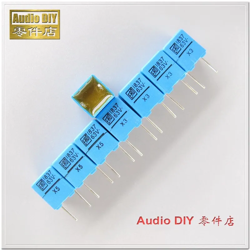 10 шт./50 шт. MKP1837 0 039 мкФ 63V 63v0.039uf 2.5% Высокоточный MKP пленочный конденсатор 39nF 393 |