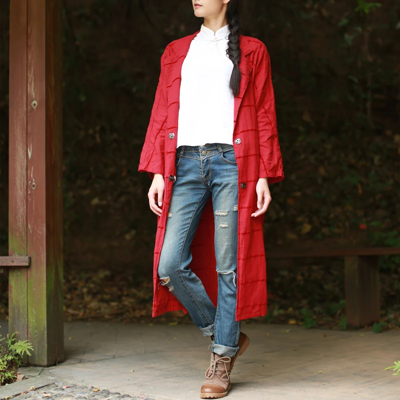 LZJN New Coats Women Windbreaker Flocking Cross Stripe Trench Coat Turn Down Collar Simple Dust Bayan Kaban Palto Casacos | Женская