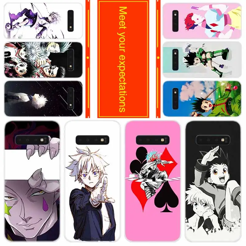 

Phone for Samsung Galaxy S10 E S9 S8 Plus S7 s6 Edge s10 plus s5 Note 10 9 8 Cover Case Hunter X Hunter Anime